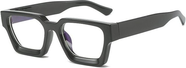 Vintage Lesebrille, Quadratisch, Kunststoff, Vollrand, Unisex, Blaulichtfilter - Bild 1