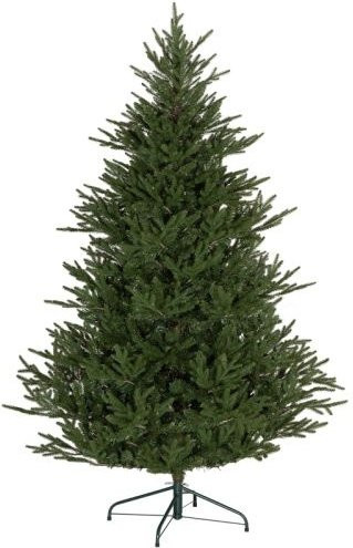HOMCOM Weihnachtsbaum in Grün, Höhe: 183 cm, aus feuerfestem Kunststoff mit Ständer - Bild 1