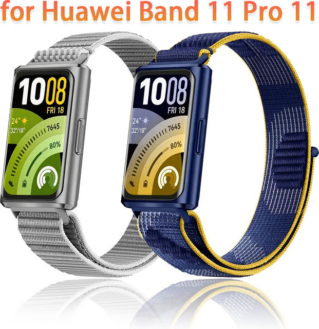 Huawei Uhrenarmband Nylon, Schwarz, Unisex - Bild 1