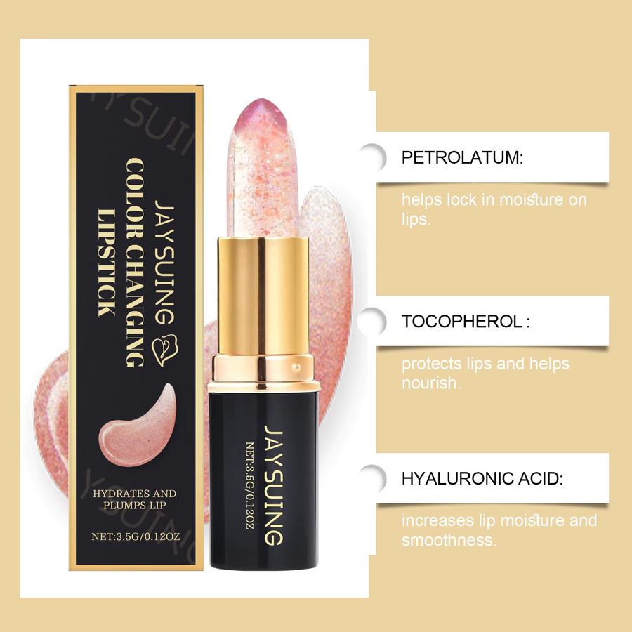 Jaysuing Lippenbalsam, schimmernd, rosa, Unisex - Bild 2
