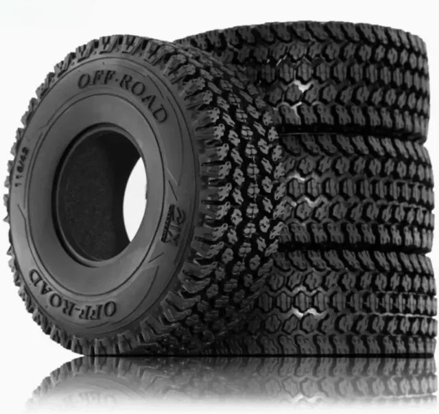 TIMEA RC Crawler-Reifen, 4-teiliges Set, Gummi, Schwarz - Bild 1