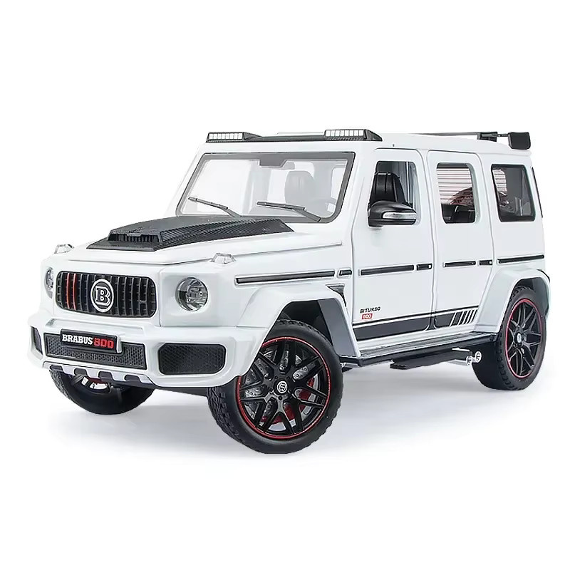 WELLY Brabus G800 Diecast Auto Modell, Maßstab 1:24, Metall, Rot, mit Licht und Sound - Bild 3