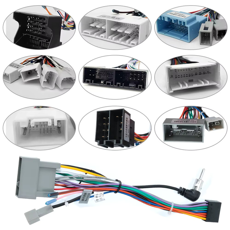 Rca Universal Stromstecker Kabel für 2 DIN Android Autoradio in Multicolour - Bild 2