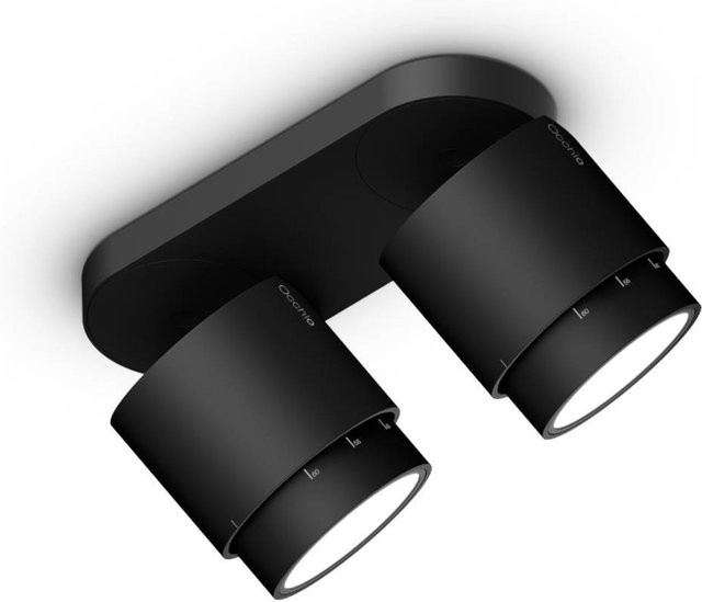 Occhio lui alto doppio VOLT LED-Deckenstrahler in Schwarz matt mit Zoom-Kopfeinsatz und warmweißem Licht (2700K) - Bild 1
