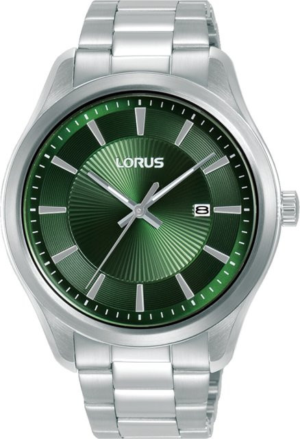 Lorus Herrenuhr, Quarz, Edelstahl, Grün, 40 mm, 5 ATM - Bild 1