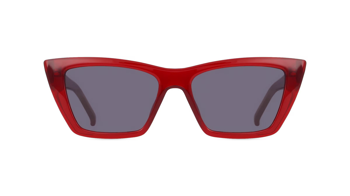 Fielmann OU 040 SUN FA GRACE Sonnenbrille Butterfly, Vollrand, Acetat, Rot - Bild 1
