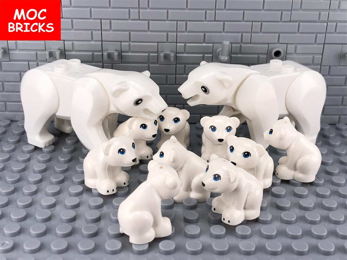 Yiran toy Eis-Ozean-Tiere Eisbär Konstruktionssteine ab 3 Jahren - Bild 2