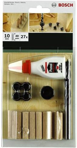 Bosch Dübelset Multicolor, 32 Stück, Durchmesser: 6 mm und 30 mm - Bild 1