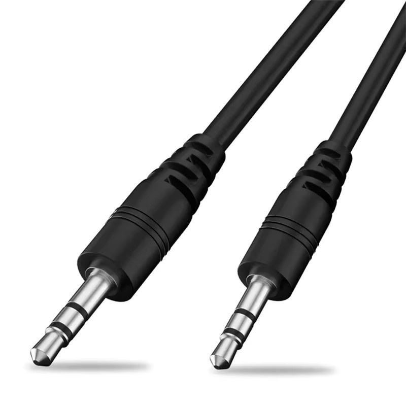 Vention Audiokabel 3,5 mm Klinke auf Stecker, Schwarz, 1 m - Bild 2