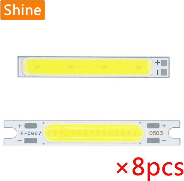 8 Stück DT&ZM LED COB Lampen Chips High Power für Auto, Fahrrad und DIY-Reparaturen - Bild 1