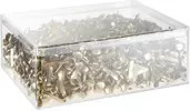 ALCO Musterbeutelklammern Split Pins in Gold und Silber, Durchmesser: 7 mm, Länge: 17 mm, 1.000 Stück pro Packung - Bild 1
