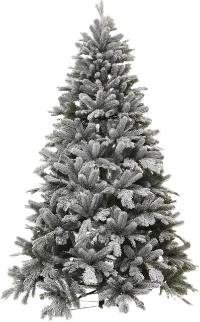 Künstlicher Weihnachtsbaum Elsa mit Schnee von artplants in Grün und Weiß, Höhe: 230 cm - Bild 1