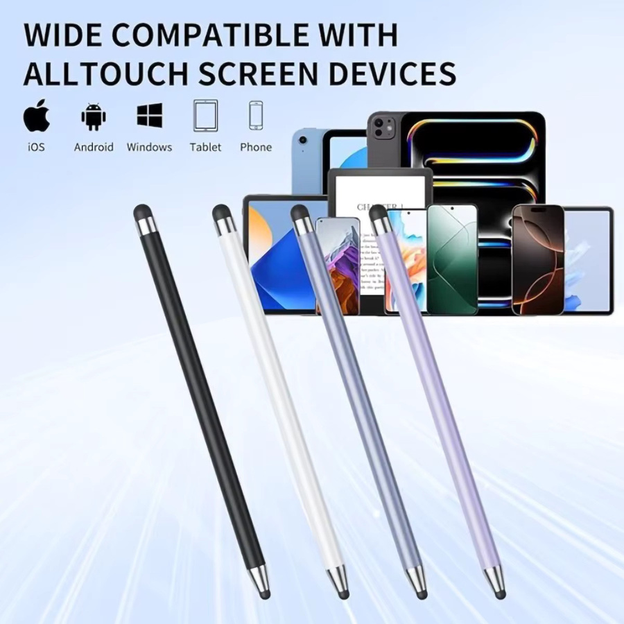 FONKEN Touch Pen Stylus mit Doppel-Silikonkopf für iPad, Android und Tablets mit hoher Präzision - Bild 4