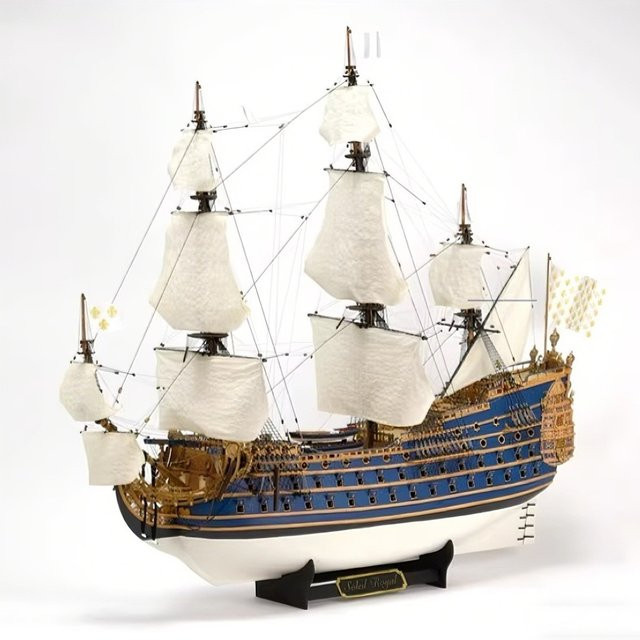 AT 99 MODEL Simulation Soleil Royal Sailboat, Montagemodell, 1/72, Metall - Bild 1
