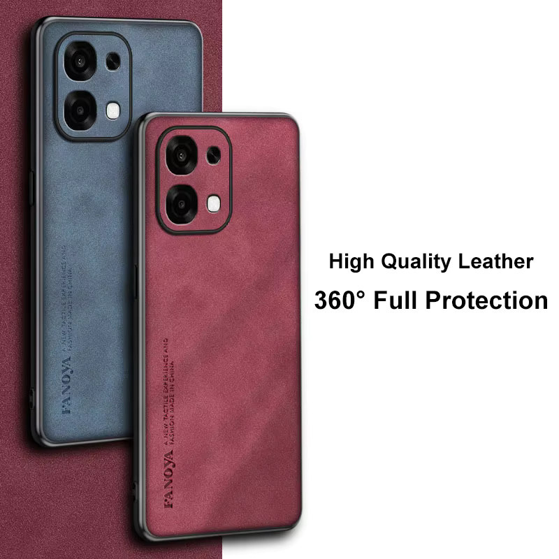 EUCAGR Luxus PU Leder Handyhülle für OPPO F31 A6 Pro 5G und OPPO A6 Pro 4G in Grau, Stoßfeste Silikon-Schutzhülle - Bild 2