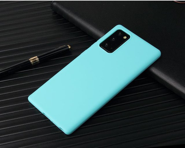 Silikonhülle für Samsung Galaxy S20 S20 Ultra S10 S9 Note 10 A50 A70 in verschiedenen Farben - Bild 1