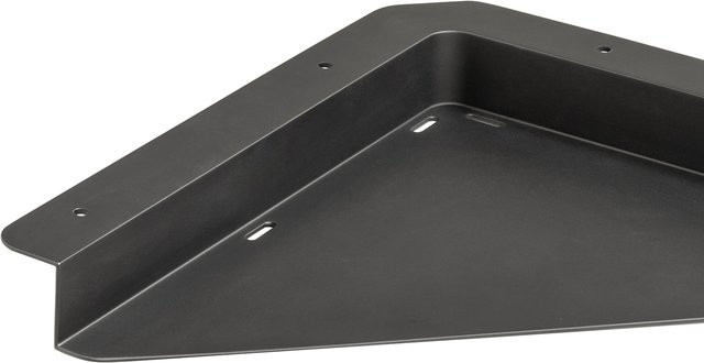 Heine Home Eckregal in Schwarz aus Kunststoff für den Balkon, Wandmontage, B/T/H: 45 x 24 x 24 cm - Bild 1