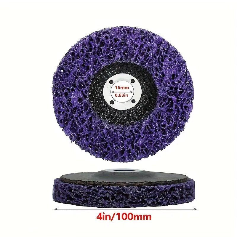 SLADE Korallen Disc Schleifrad zum Rostentfernen für Winkelschleifer, 100 mm, Lila - Bild 2