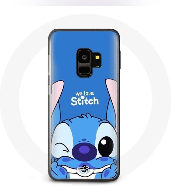Samsung Galaxy S9 Schutzhülle Cute Stitch in Blau - Bild 1