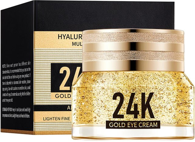 Nijuichi Gold Hyaluronic Anti-Falten Augencreme mit Hyaluronsäure - Bild 1
