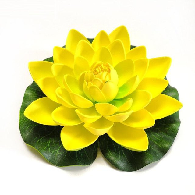Schwimmende künstliche Lotusblume von Garden Supplies My in Multicolor für Teich und Gartendekor - Bild 1