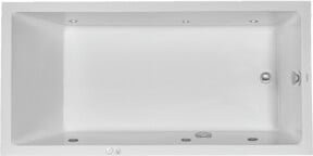 Duravit Whirlwanne Starck in Weiß mit Jet-Sys Wasserstrahl-System, Einbauversion, Rechteckig, B: 180 cm, T: 90 cm - Bild 1
