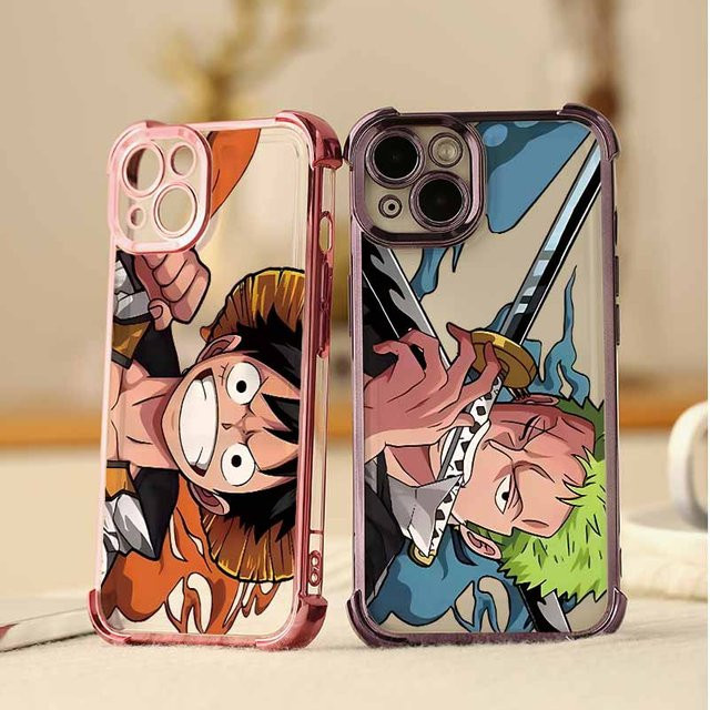 Anime One Piece Silikon Schutzhülle für Google Pixel 10 9 9A 8 8A 7 7A Pro XL 5G Multicolor - Bild 1