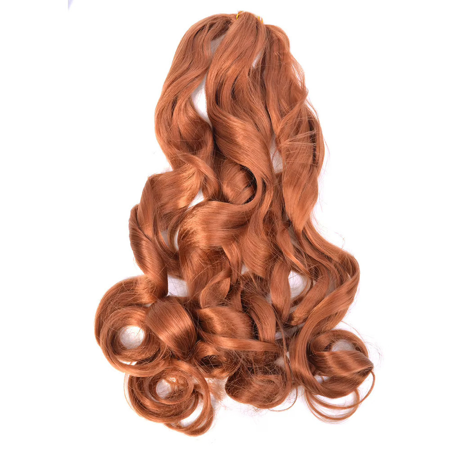 BUDABUDABUDA Haarspray, Französische Locken, 24 Zoll, Damen, Synthetisch - Bild 6