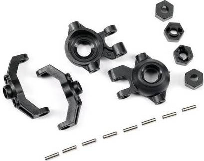 Traxxas TRX-9732 Lenkhebel, Achsträger l/r, Sechskant, Pins, Zubehör - Bild 1