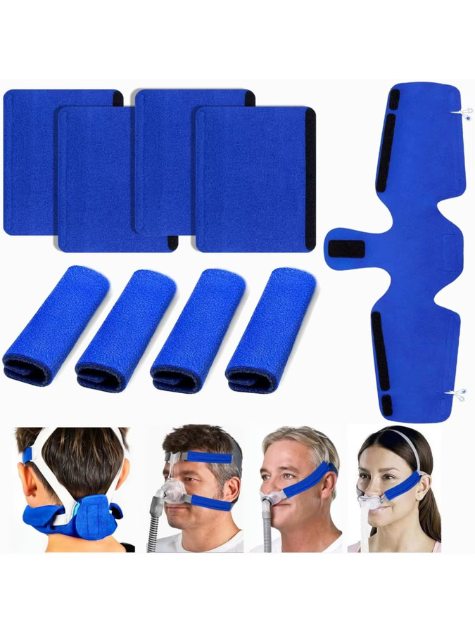SALORIE Maskenband-Abdeckungen und Nacken-Komfort-Kissen-Masken-Abdeckung, 5er-Pack - Bild 5