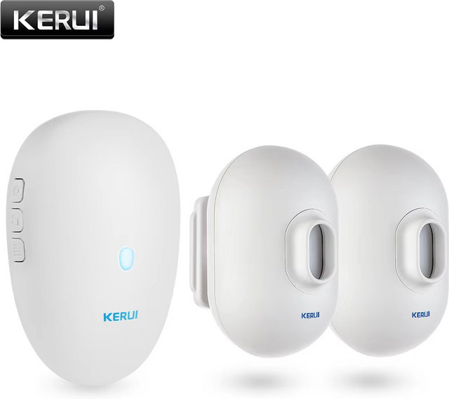 KERUI Smart Home Einfahrt Alarm System mit wasserdichtem Bewegungsmelder in Weiß - Bild 1