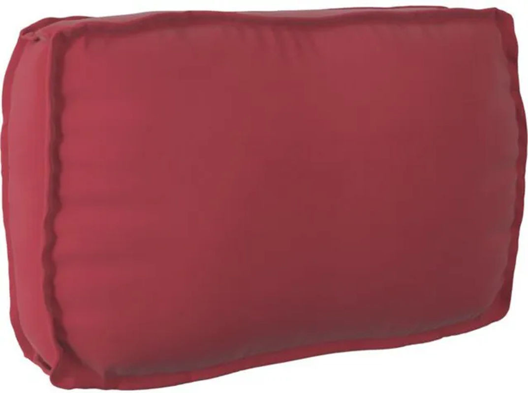 vidaXL Palettenkissen für die Rückenlehne in Weinrot, rechteckig aus Polyester-Stoff, B/H: 70 x 40 cm, Tiefe: 12 cm - Bild 1
