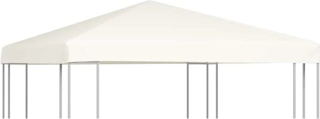 vidaXL Pavillondach aus Polyester in Cremeweiß, B/T: 3 x 3 m - Bild 1