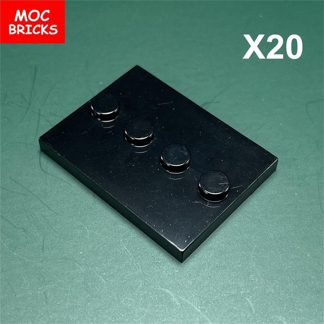 Yiran toy Konstruktionsbausteine Zubehör 20-teiliges Set schwarz - Bild 1