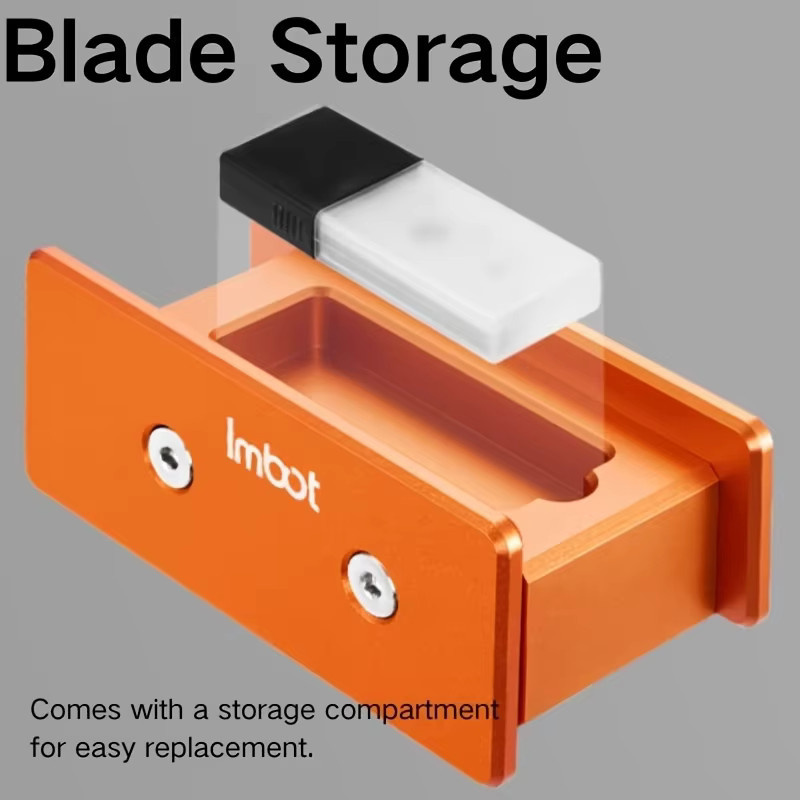 Imbot Präzisions-Schneidemesser aus Aluminiumlegierung mit versteckter Klinge in Orange - Bild 2
