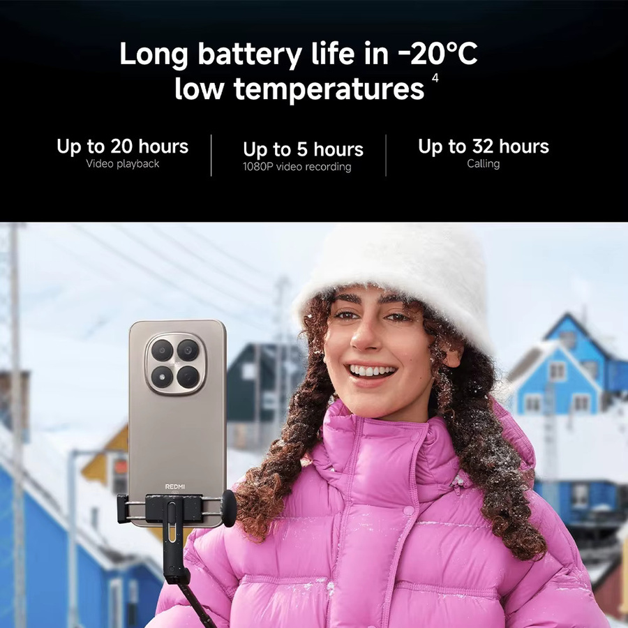 Xiaomi Redmi Note 15 Pro 5G Smartphone Globale Version in Schwarz mit 6,83 Zoll Display, 200MP Hauptkamera, 6580mAh Akku, 45W Schnellladung, NFC und Android - Bild 4