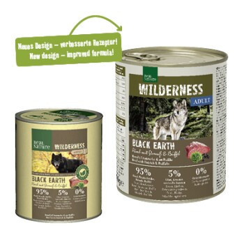 REAL NATURE WILDERNESS Nassfutter Hund Adult Rind mit Strauß und Büffel 6 x 800 g - Bild 2