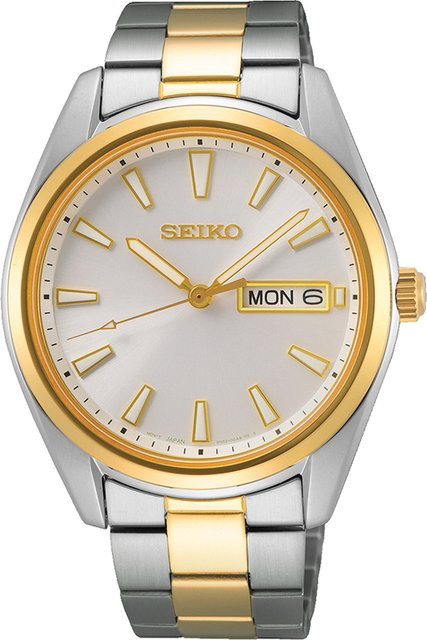 Seiko Armbanduhr, Quarz, Edelstahl, Saphirglas, 40 mm, Herren - Bild 1