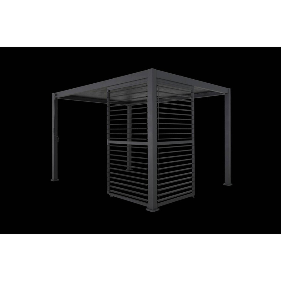 Mirador Lamellenwand für Pergola Deluxe Plus aus Aluminium in Anthrazit, B/H/T: 93 x 238,65 x 7 cm - Bild 2