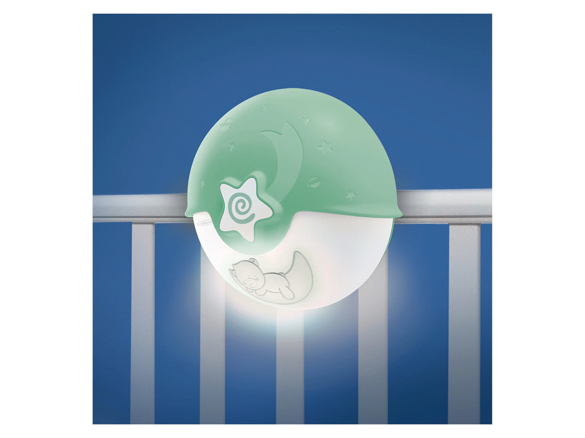 INFANTINO Schlummerlampe und Projektor mit Sternenhimmel in Grün - Bild 2