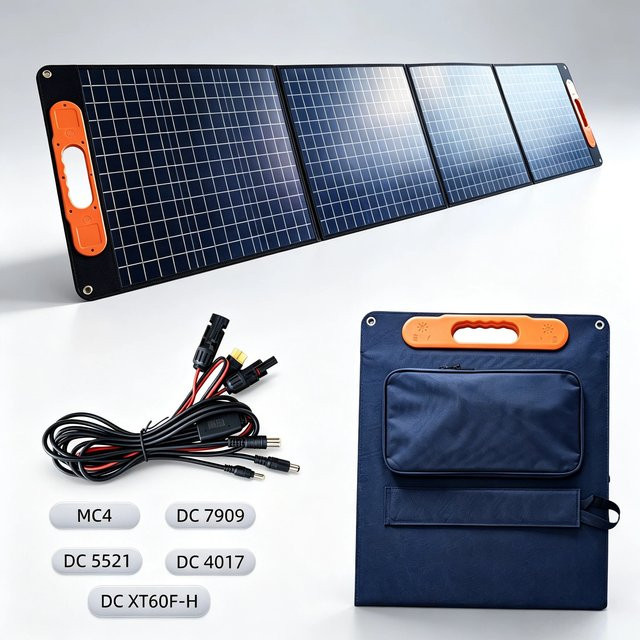 JINGYANGPV Faltbares Solarmodul 180W Wasserdichtes Solarladegerät für Camping und Wohnmobil - Bild 1