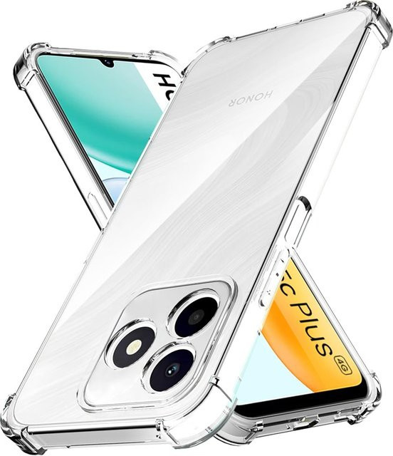 Transparente TPU Softcover Hülle für Honor X5c Plus 4G mit stoßfestem Airbag-Schutz - Bild 1