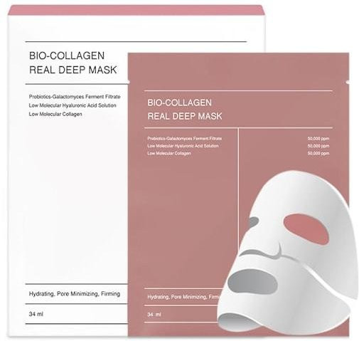 Biodance Bio Collagen Real Deep Mask Set, 4 Stück, mit Hyaluronsäure und Kollagen - Bild 1