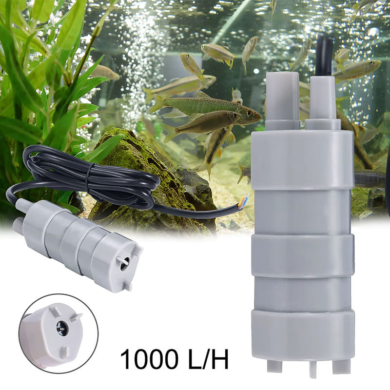xmshxltd Mikro-Tauchpumpe mit bürstenlosem 12 V Motor, 1000 l/h Förderleistung, super leise Wasserversorgungspumpe - Bild 3