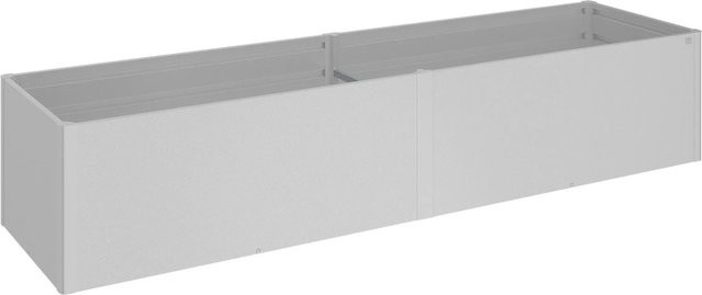 Biohort HochBeet Table Bed in Silber-Metallic für Garten, Balkon und Terrasse - Bild 1