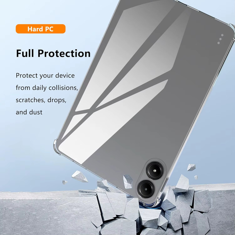 Stoßfeste und ultraschlanke TPU-Schutzhülle für Xiaomi POCO Pad und Redmi Pad Pro 4G/5G in Transparent - Bild 4