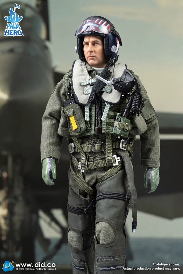 DID Palm Pocket Series US Piloten-Soldaten-Puppe, Einzelfigur, 1/12 - Bild 5