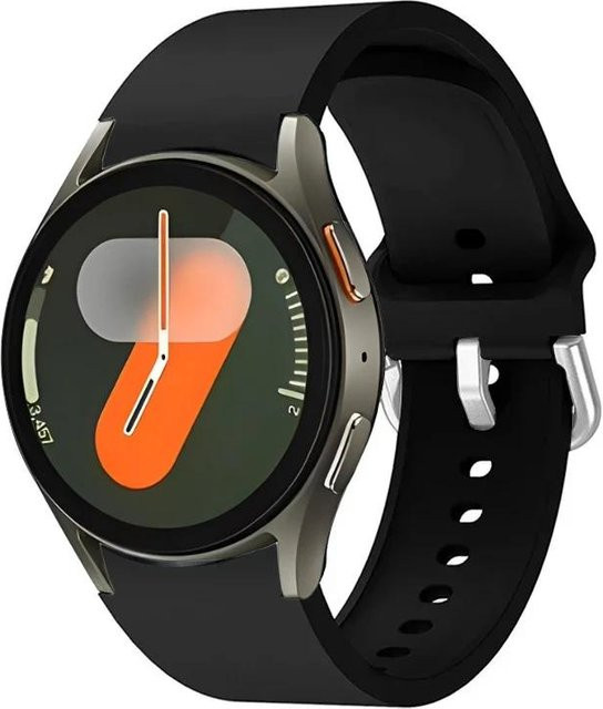 ZHANGU Uhrenarmband Silikon, Schwarz, Unisex - Bild 1