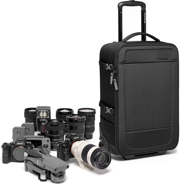 Manfrotto Advanced Roller Bag III Kamera-Rolltasche in Schwarz mit Platz für 15-Zoll-Laptops als Handgepäck - Bild 1