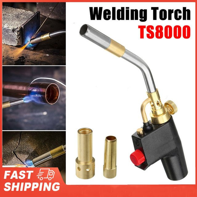 TS8000 Trigger Messing Mapp Gasbrenner für Propan, Hochintensives Werkzeug in Gold - Bild 1